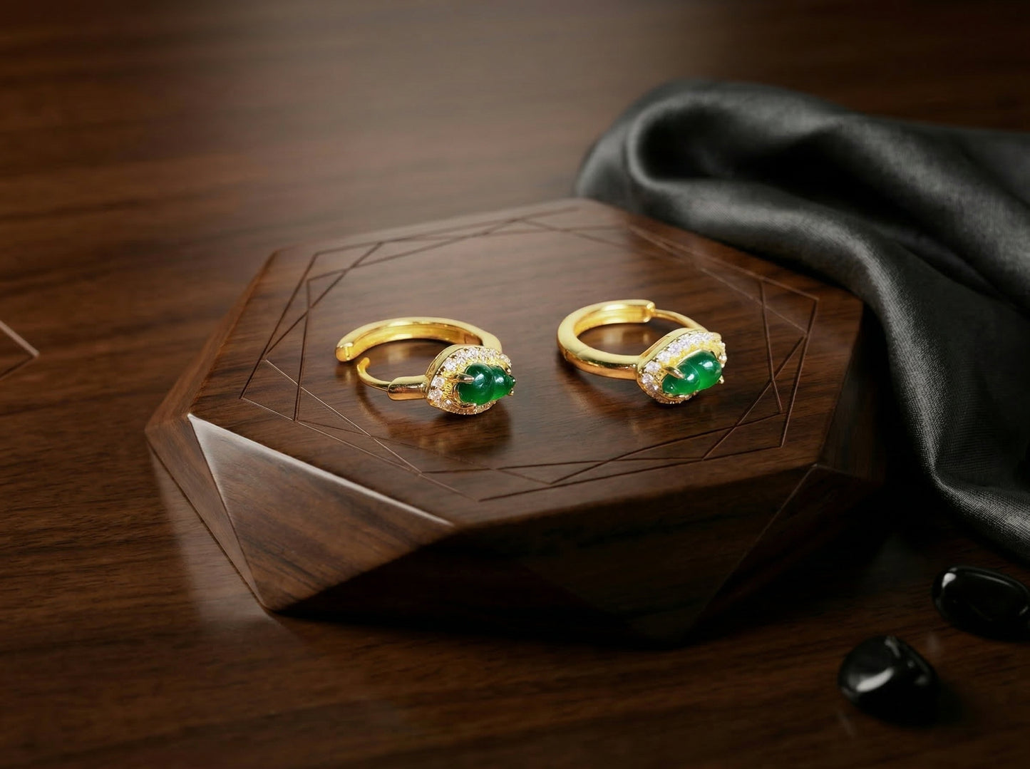 Obsesión - Pendientes de Jade Natural