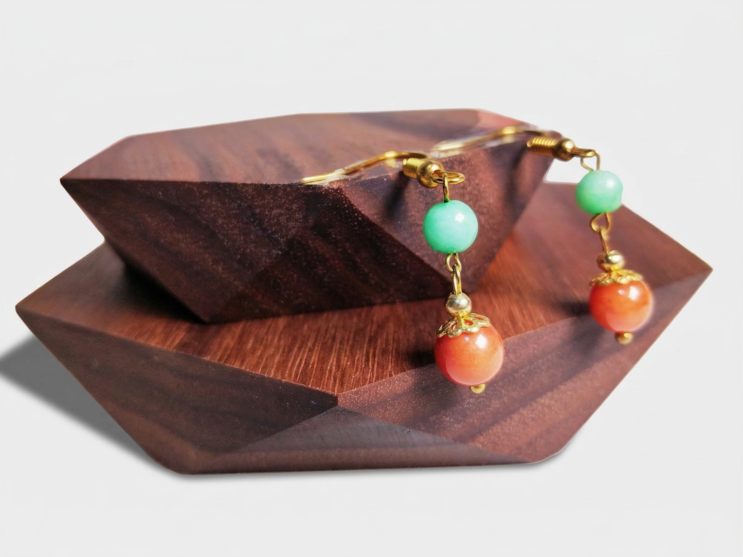 Noimpty - Pendientes de jade natural
