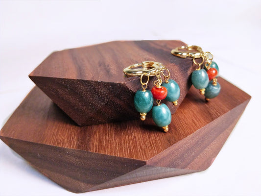 Camellia - Nature Jade Earrings