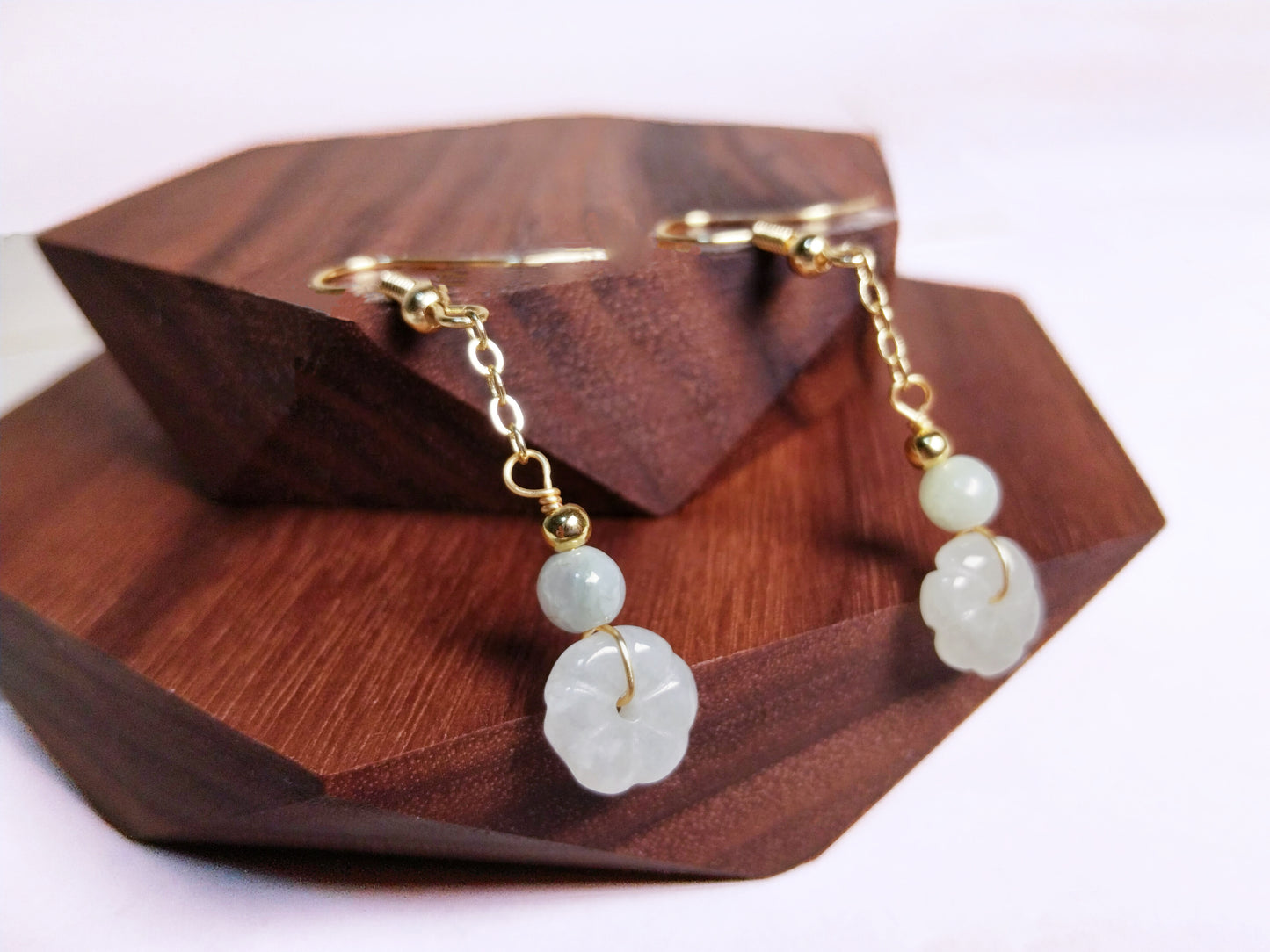 Bloom - Nature Jade Earrings