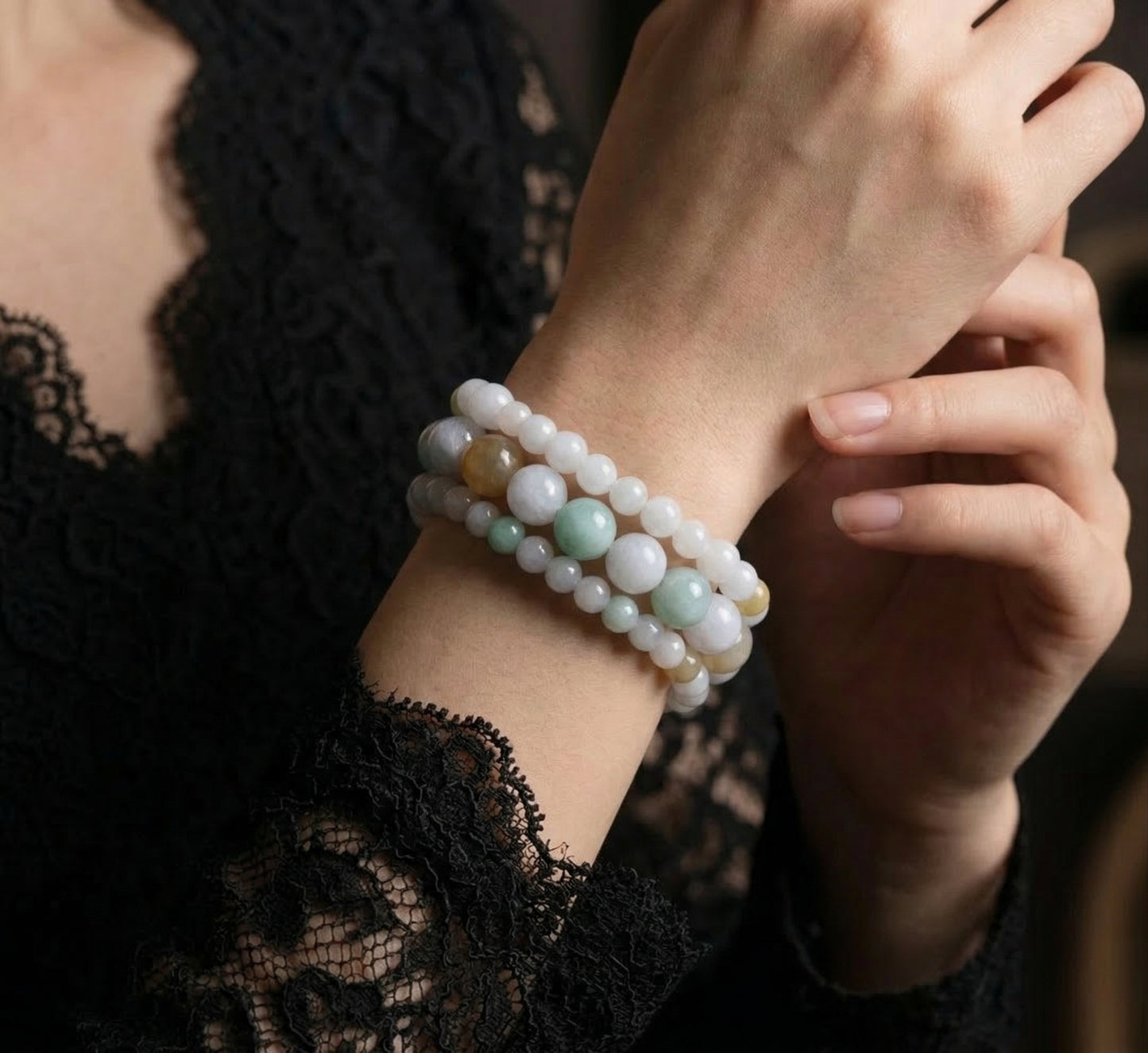 Susurros - Pulsera de Jade Natural