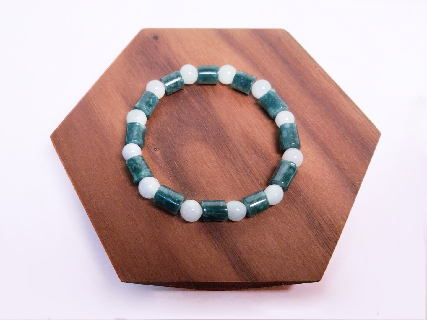 Forest Mist - Nature Jade Bracelet