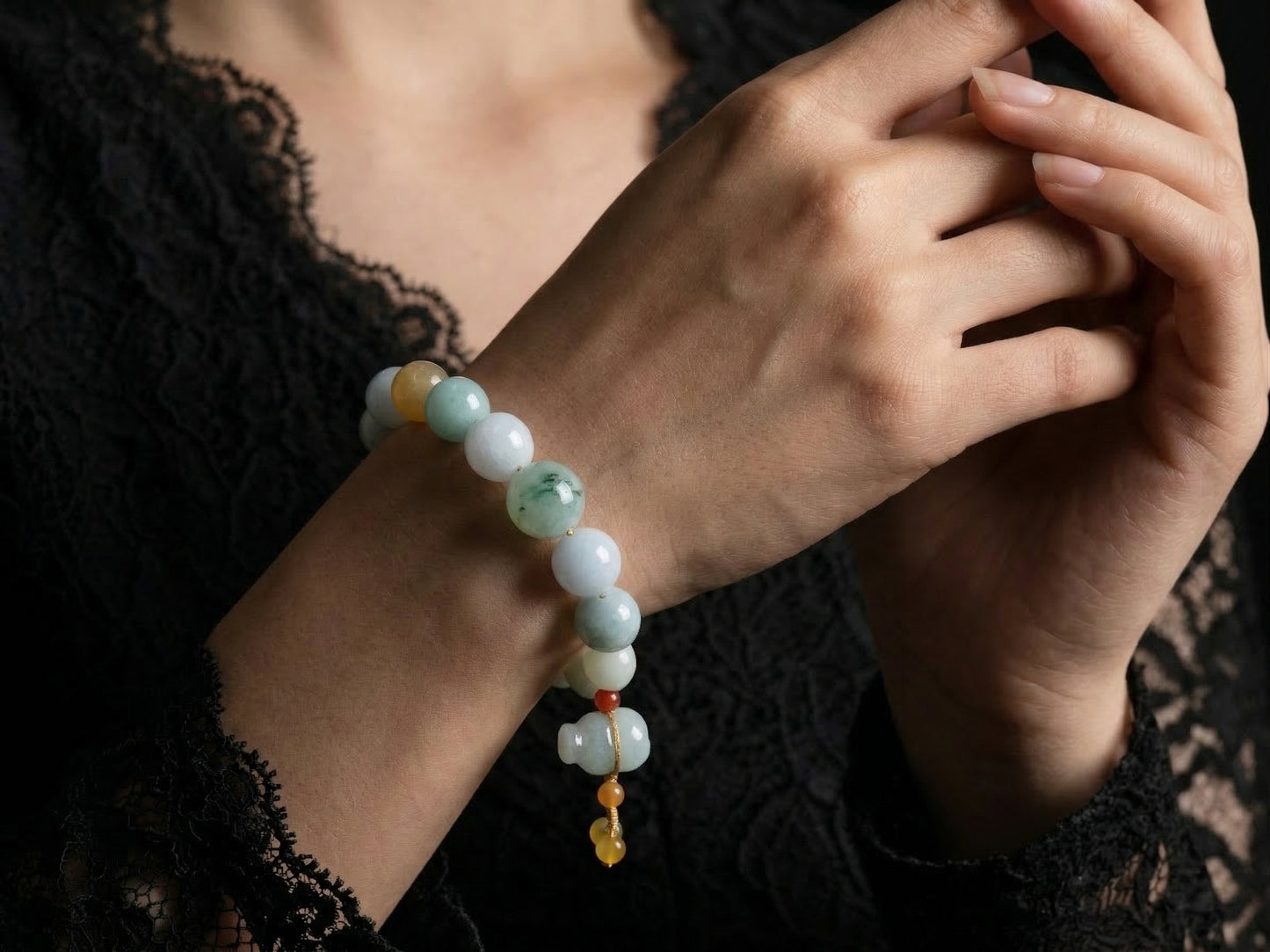 Sueño de Primavera - Brazalete de Jade Natural