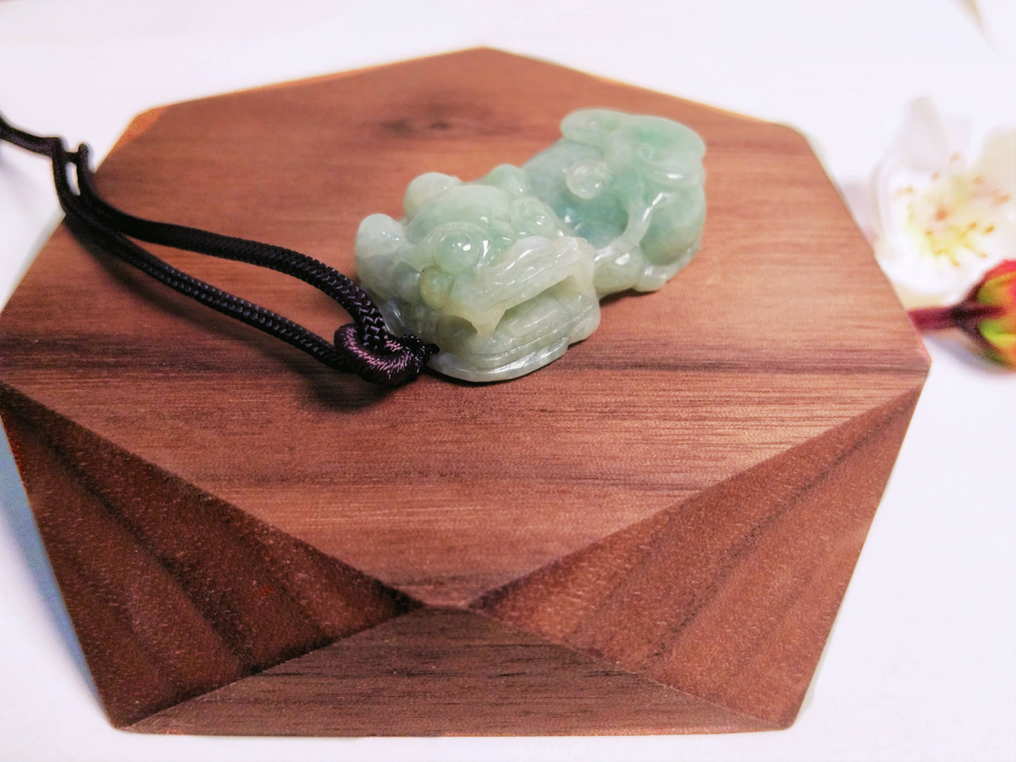 Divine Beast - Nature Jade Pendant