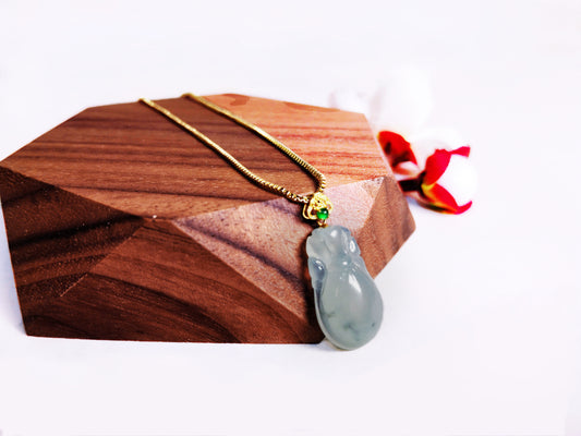 Fortune - Nature Jade Pendant