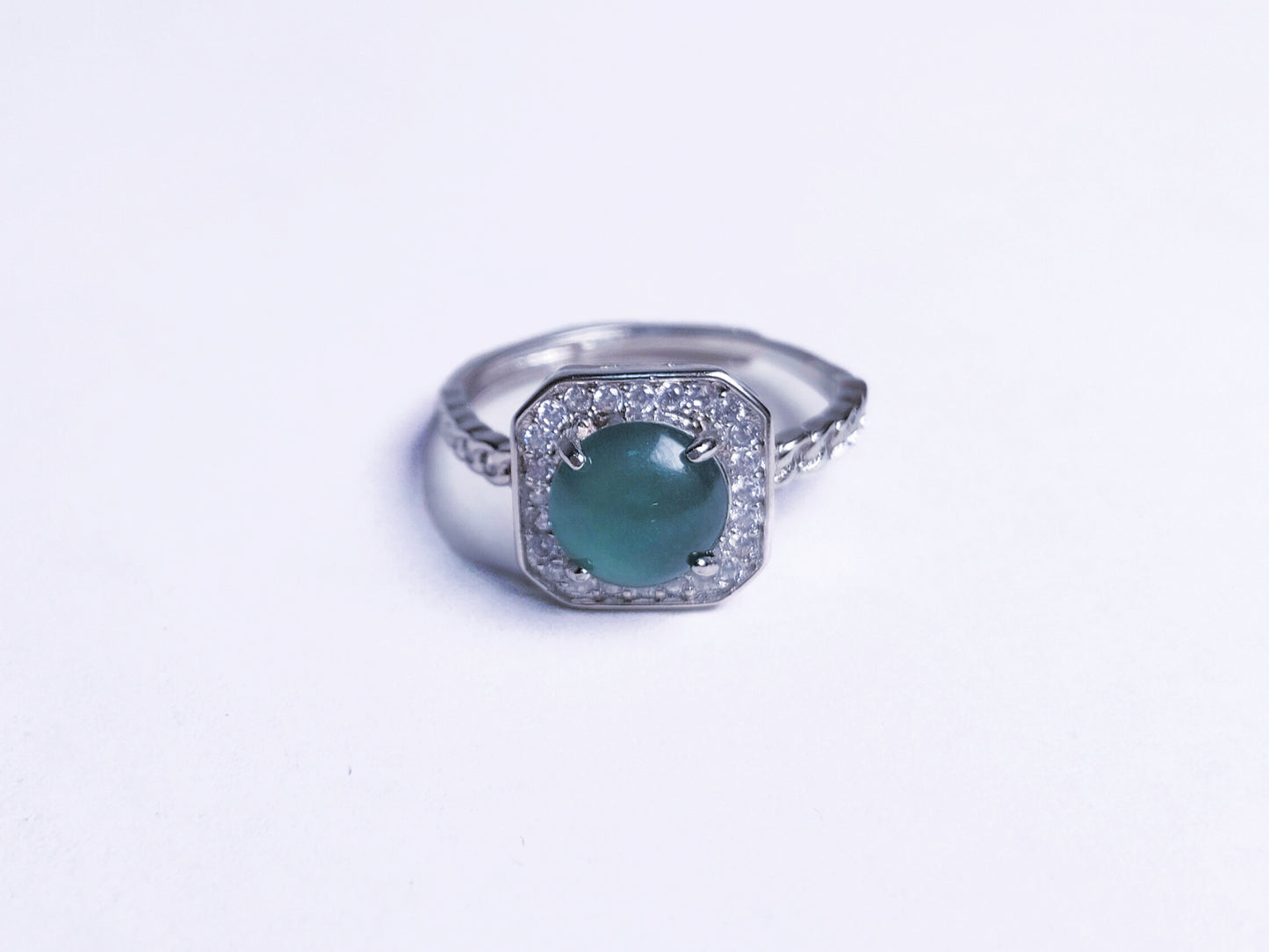 Blue Whale - Nature Jade Ring