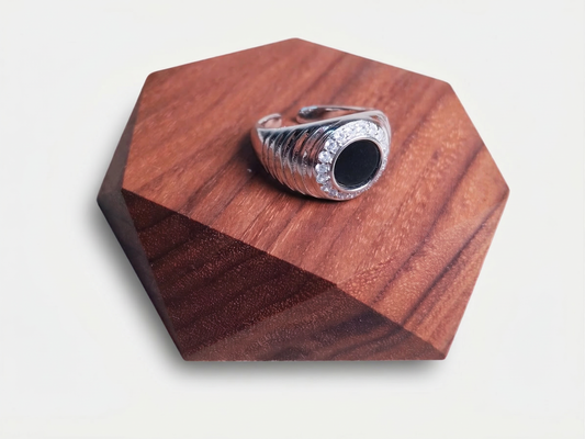 Yeux d'Amant - Bague en Jade Naturel