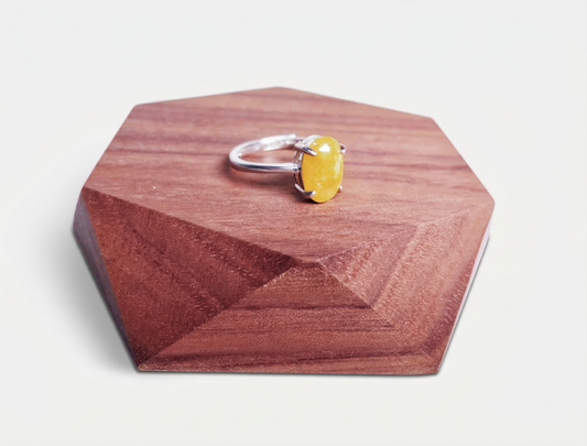 Aube - Bague Jade Nature